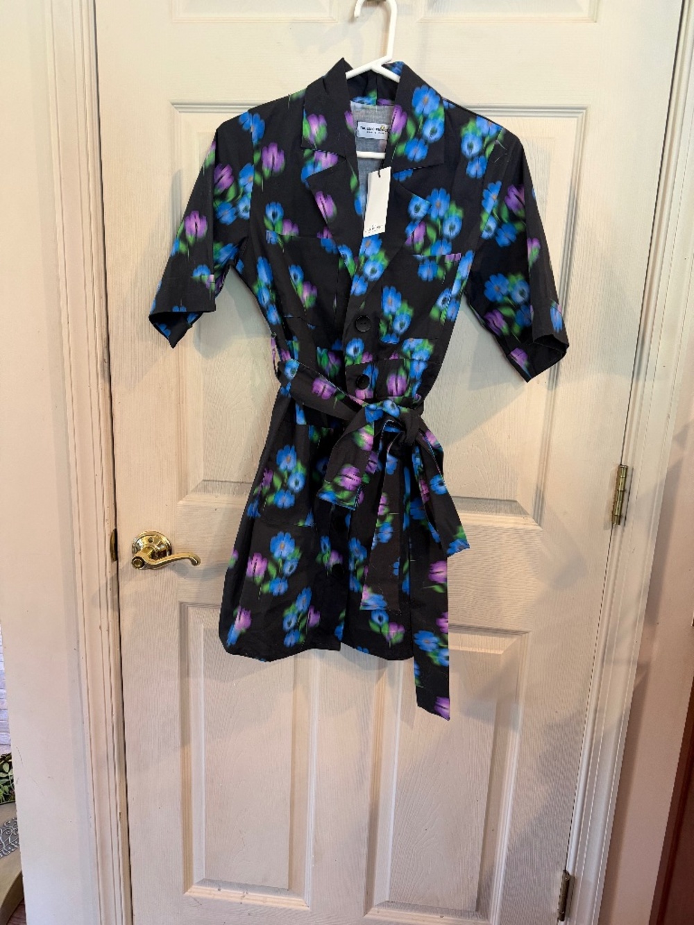NWT THE LULO PROJECT SHIRT MINI SHIRT DRESS SIZE EXSMALL